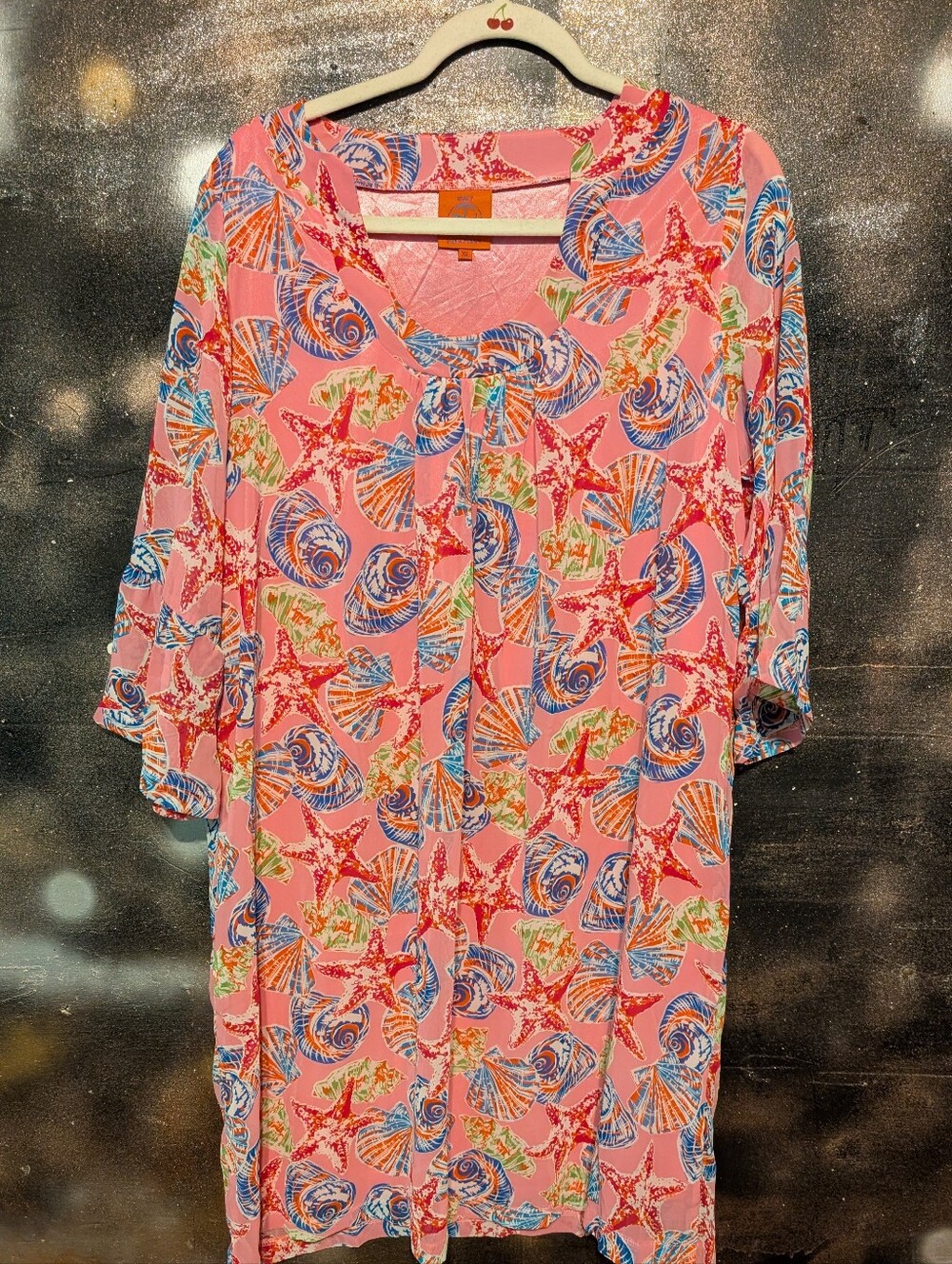 Pink Seashell & Starfish Tunic Dress
